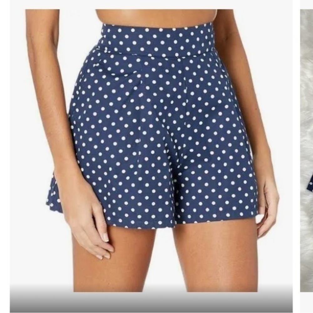 WeWoreWhat Navy Polka Dot Pajama Shorts